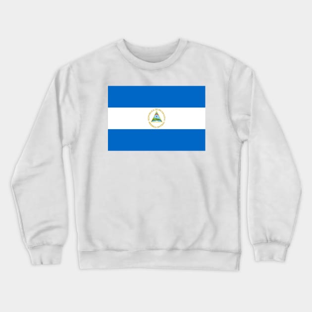 Flag of Nicaragua Crewneck Sweatshirt by COUNTRY FLAGS